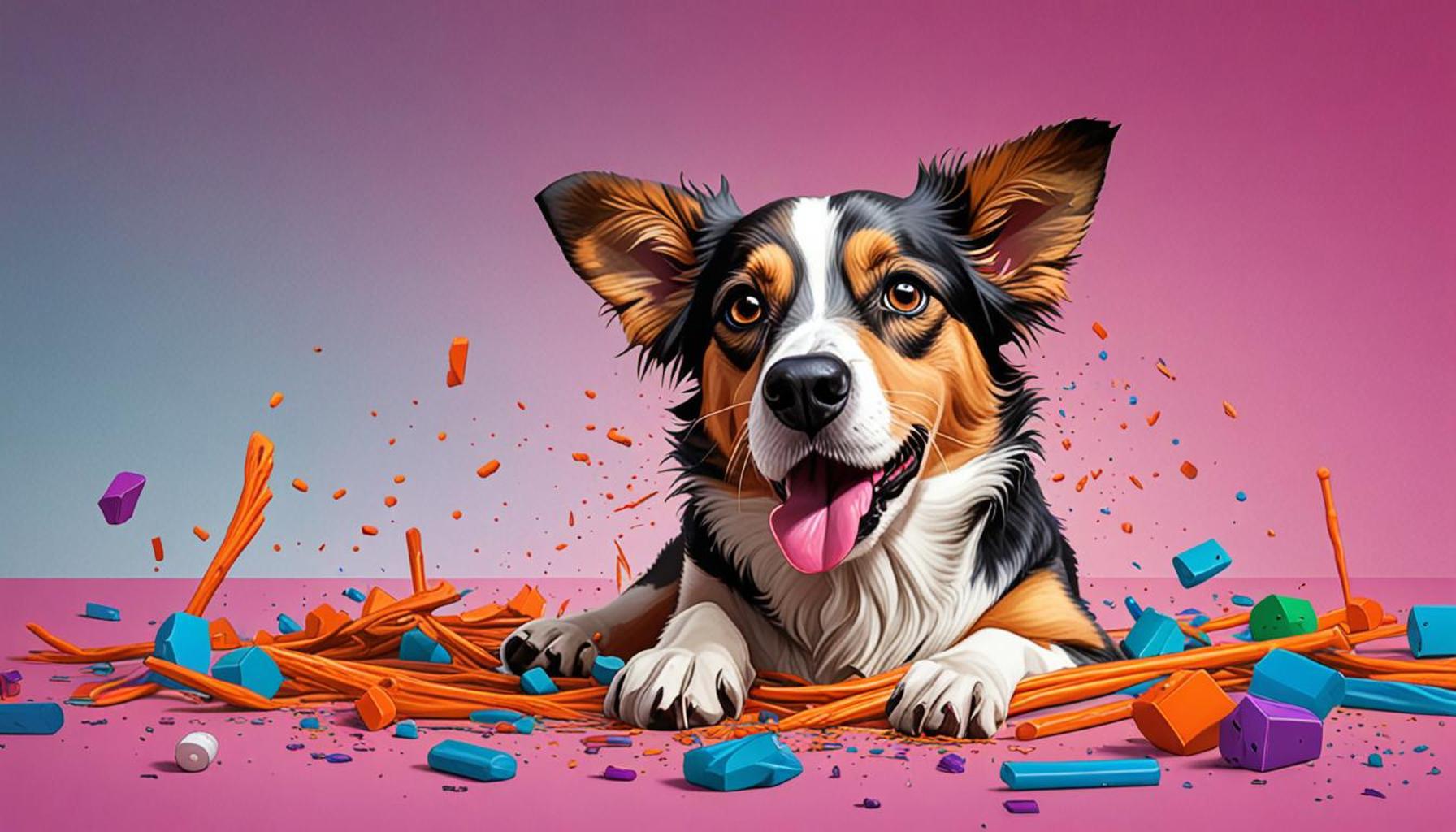 The relationship between stress and destructive behavior in dogs